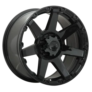 Dai Alloys – Barrett – Black – 17″x8″ 10mm – All weather Wheels – DW9817008